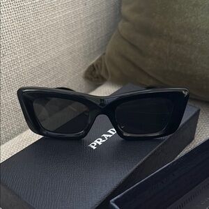 Prada Black Sunglasses Elegant Accessories